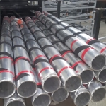 Suspended steel roll racks