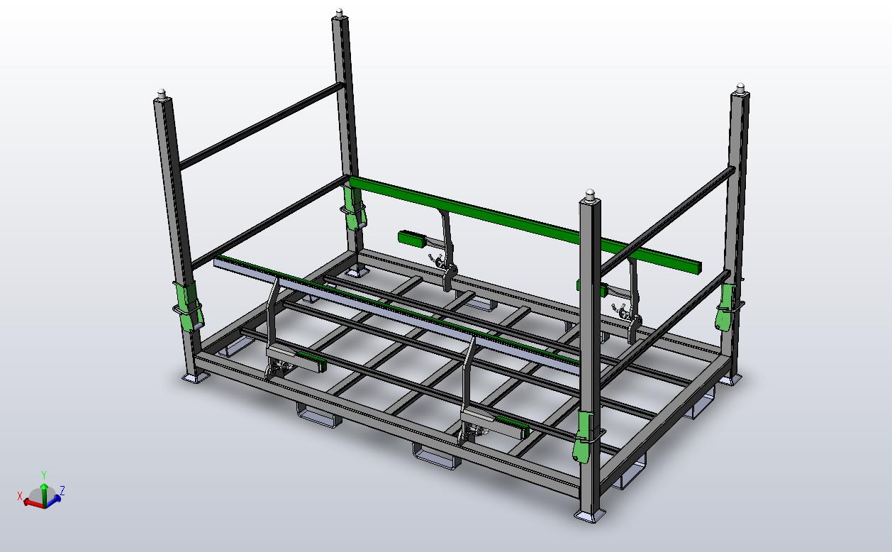 Fuel Tank Shipping Rack