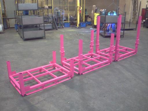 Open clearance storage racks